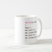Eet CODE in slaap Koffiemok (Voorkant rechts)