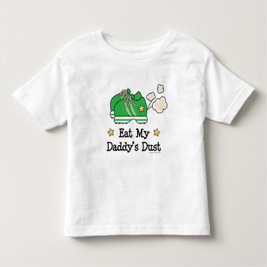 Eet de Baby van Toddler Tee Shirt van mijn vader. (Voorkant)