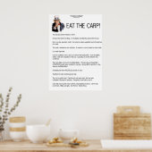 Eet de Carp! Poster (Keuken)