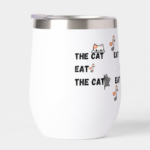 Eet de kat grappig