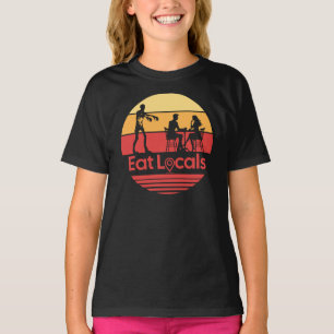Eet de lokale bevolking Zombie Humor T-shirt