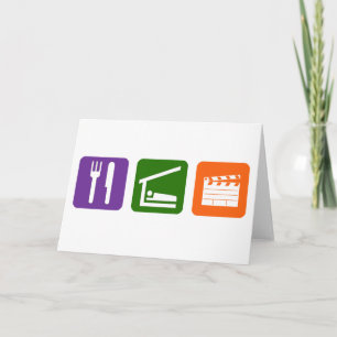 Eet de Productie van de Film van de Slaap Kaart