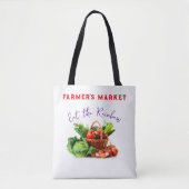 Eet de regenboog all-over-print Tas, schouder Tas (Voorkant)