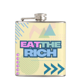 Eet de Rich 90s Vibe Flask Heupfles