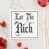 Eet de rijke lunch servet (Insitu)