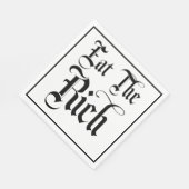 Eet de rijke lunch servet (Hoek)