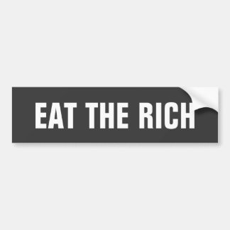 Eet de Rijken Bumpersticker