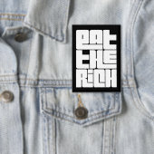 Eet de Rijken - Grappige Socialist Button (Insitu)