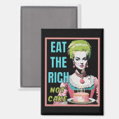 Eet De Rijken, Niet Cake Magneet (Voorkant / Achterkant)
