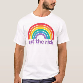 Eet De Rijken Regenboog Retro T-Shirt