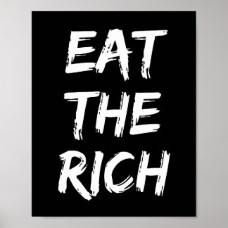 Eet de Rijken - Socialist Poster