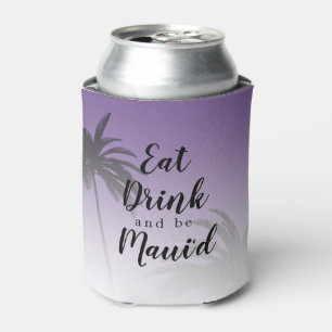 Eet Dink Wees Getrouwd Monogram Tropisch Strand Tr Blikjeskoeler