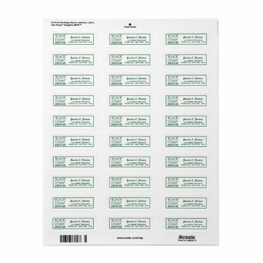 Eet, Drink & BE Irish St. Patrick's Day Etiket (Full Sheet)