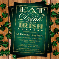 Eet, Drink & BE Irish St. Patrick's Day Party Real
