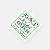 Eet, Drink & BE Irish St. Patrick's Day Servetten (Hoek)