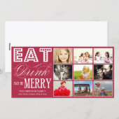 EET, DRINK & BEN DE VROLIJKE %PIPE% KAART VAN DE (Voorkant / Achterkant)