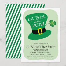 Eet, Drink en be Irish St. Patrick's Day Party