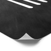 Eet-, Drink- en BE Merry Chalkboard Art (11x14) Poster (Hoek)