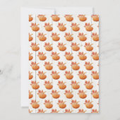 Eet, drink en ben dankbaar. Thankgiving diner Bedankkaart (Achterkant)