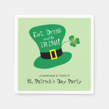 Eet, drink en ben de Ierse St. Patrick Partij van