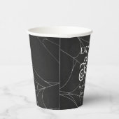 Eet, Drink en ben een enge halloween-partij Papieren Bekers (Rechts)