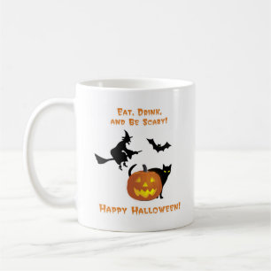 Eet, Drink en ben eng Halloween Koffiemok