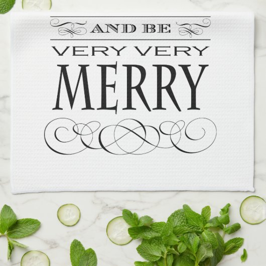 Eet Drink en ben zeer smerig elegant design Theedoek (Gevouwen)