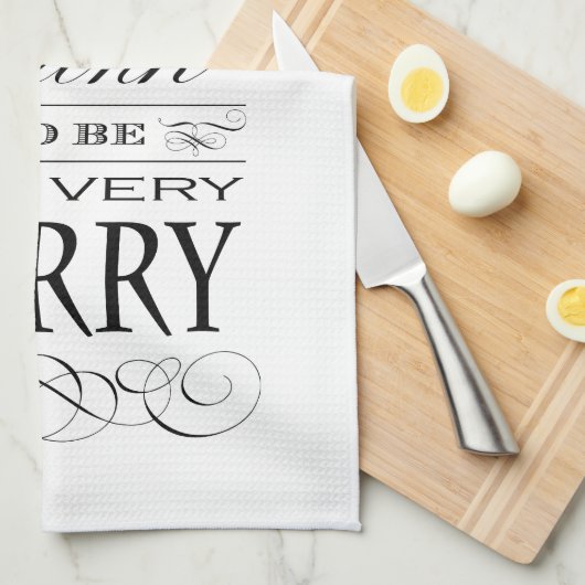 Eet Drink en ben zeer smerig elegant design Theedoek (Quarter Fold)