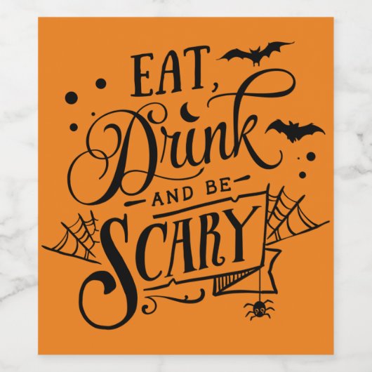 Eet-, Drink- en bleekgeur Wijn Etiket (Enkel label)