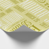 Eet, Drink en geniet van Moederdag Cadeaupapier (Hoek)