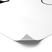 Eet, Drink en Getrouwd Bord Poster (Hoek)