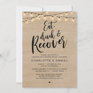 Eet, Drink en herstel, de ochtend na de brunch Kaart