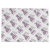 Eet, Drink en Trouw Groot Persoonlijk Large Cadeauzakje (Achterkant)