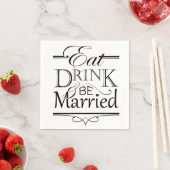 Eet, Drink en trouwen Servetten (Insitu)