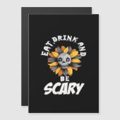 Eet, drink en wees bang voor grappige trendy (Voorkant / Achterkant)