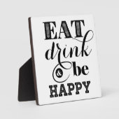 Eet, Drink en wees blij Fotoplaat (Voorkant)
