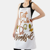 Eet Drink en wees dankbaar Schort (Insitu)