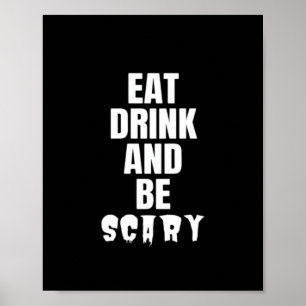 Eet, Drink En Wees Eng Aesthetic Uniek Poster