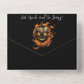 Eet, drink en wees eng! all in one uitnodiging (Achterkant)