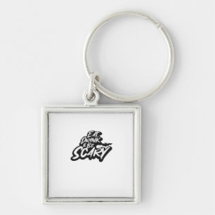 Eet, Drink En Wees Eng Basisch Clean Sleutelhanger