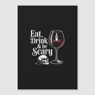 Eet, drink en wees eng grappig citaat moderne look
