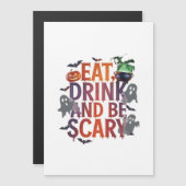 Eet, drink en wees eng Halloween-feest Spoky Desi (Voorkant / Achterkant)