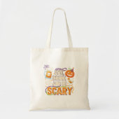 Eet Drink en wees eng Halloween Funny Party Tote Bag (Voorkant)