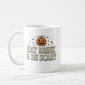 Eet, drink en wees eng Halloween Koffiemok