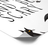 Eet Drink en wees eng - Halloween Poster (Hoek)