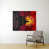 Eet, Drink en wees eng Halloween Wandkleed (In Situ (horizontaal))