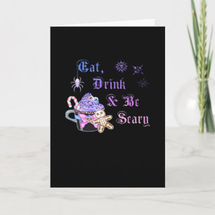 Eet, Drink En Wees Eng Hexmas Cool Uniek Stijl Kaart