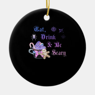 Eet, Drink En Wees Eng Hexmas Cool Uniek Stijl Keramisch Ornament