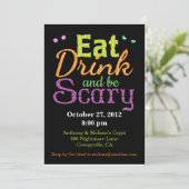 Eet, Drink en wees eng Kaart (Staand voorkant)