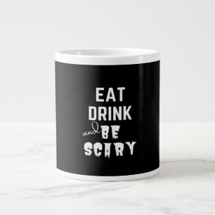 Eet, drink en wees eng klassieke stijl extra grote beker